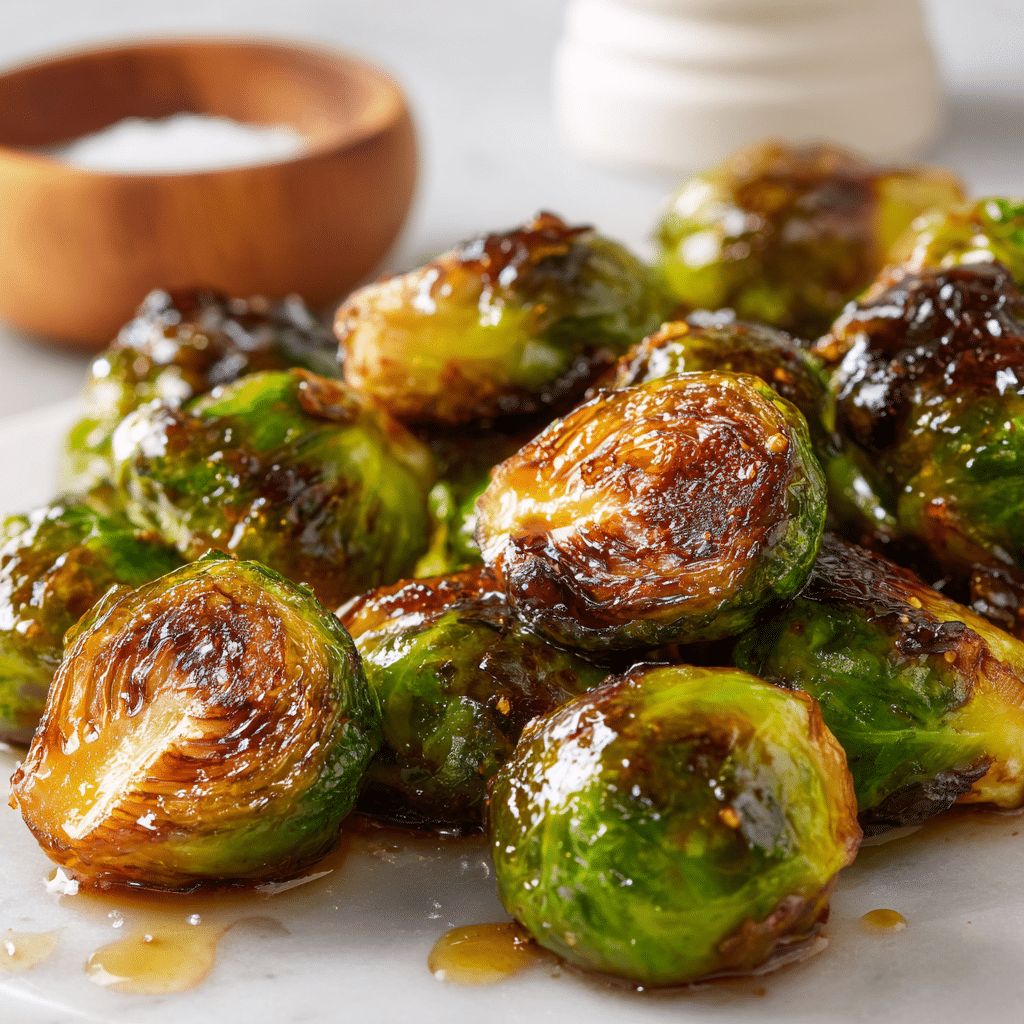 Choux de Bruxelles Rôtis au Vinaigre Balsamique !