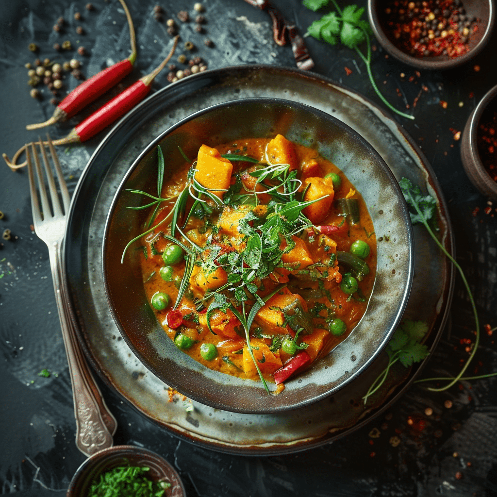 Curry de Légumes aux Herbes anti-inflammatoire