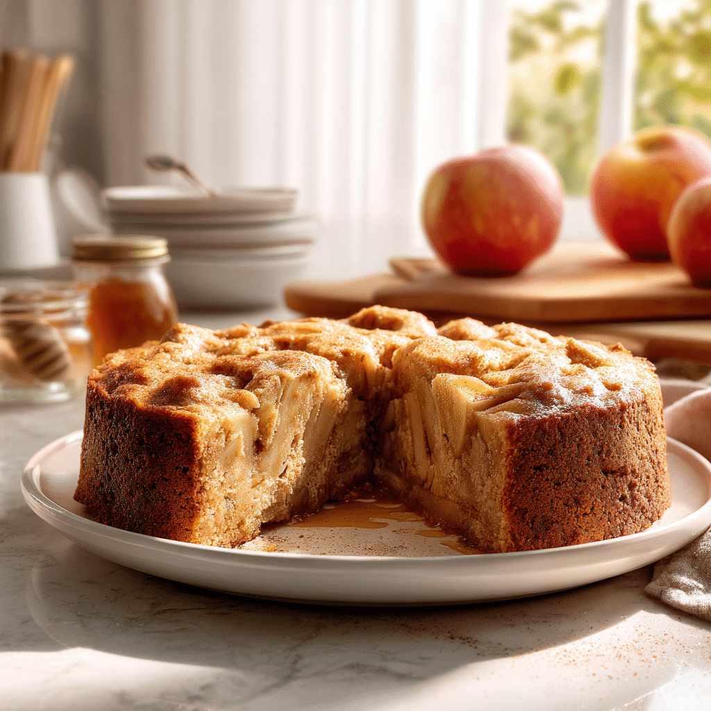 Gâteau aux Pommes et Farine de Châtaigne !