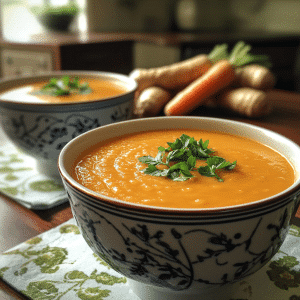 La Soupe de Carottes et Gingembre !