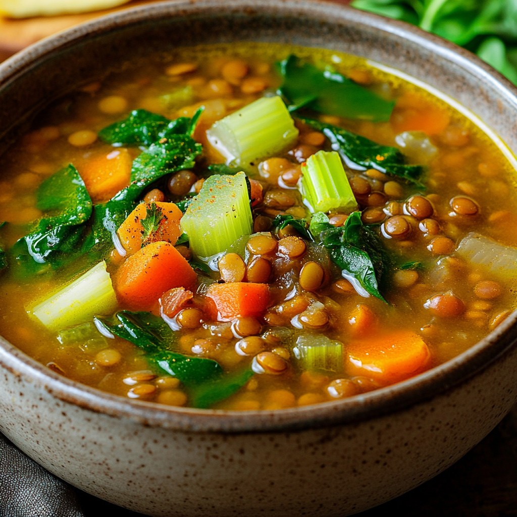 La soupe anti-inflammatoire aux lentilles !