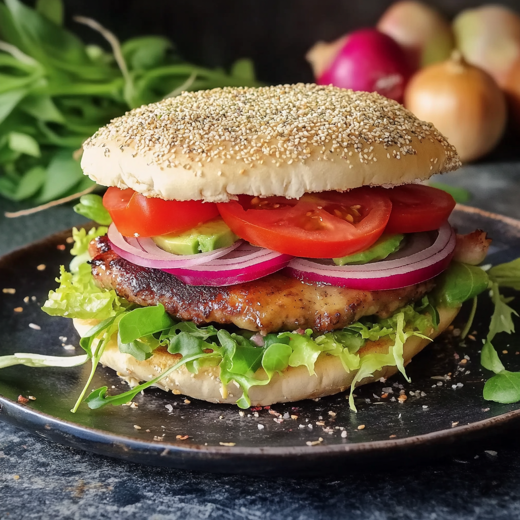 Le Sandwich Burger express anti-inflammatoire !