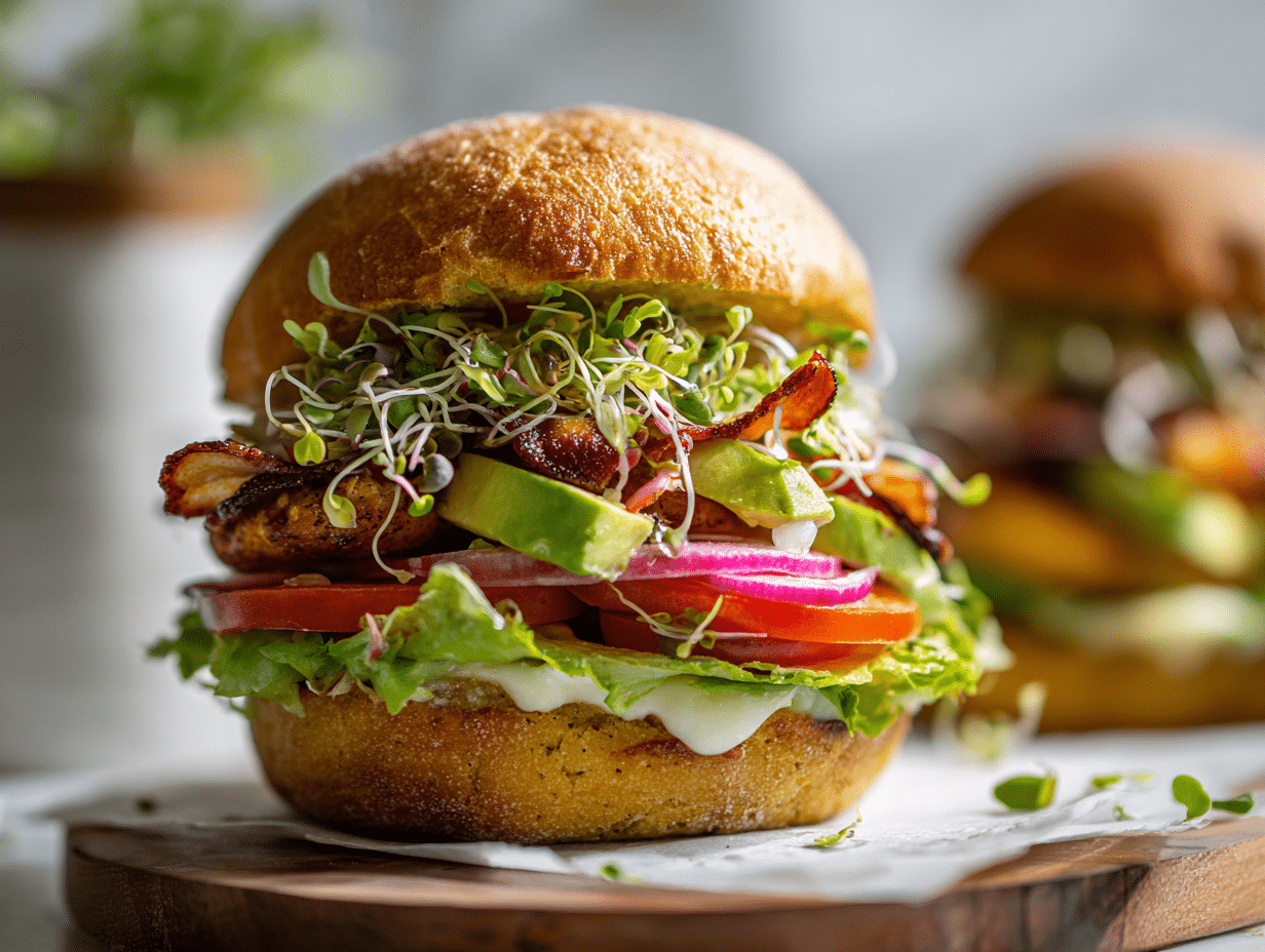 Le Sandwich Burger express anti-inflammatoire !