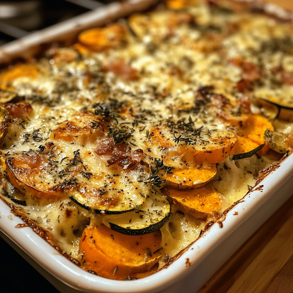 Le gratin de Légumes à la Façon Croziflette !