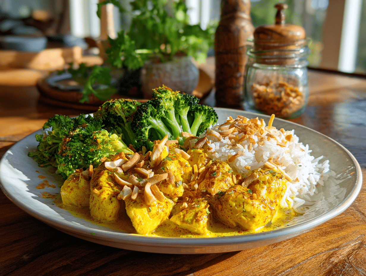 Le poulet curry et cannelle anti-inflammatoire !