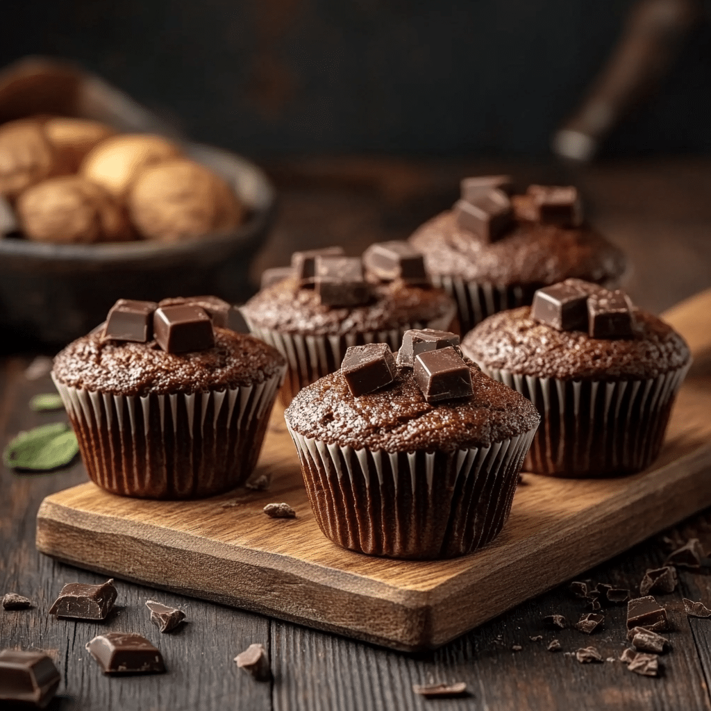 Petits muffins au chocolat anti-inflammatoires !