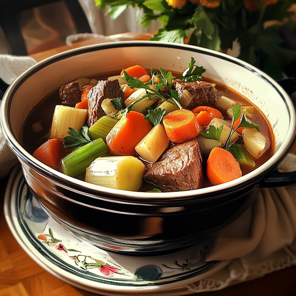 Pot-au-feu de Bœuf aux Légumes Ancestraux !