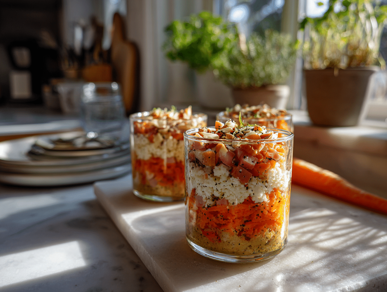 Recette de verrines au chou, régime Paléo