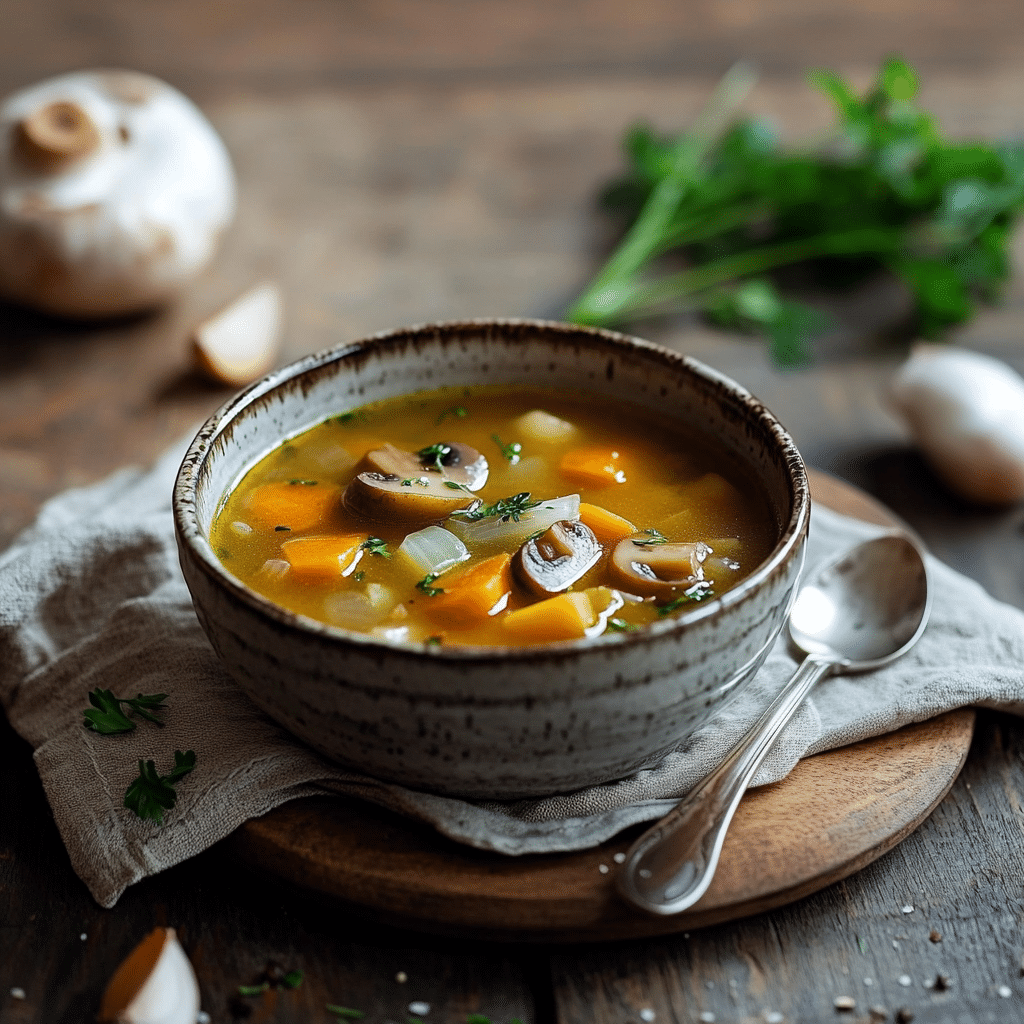 Soupe de légumes anti-inflammatoire instantanée !