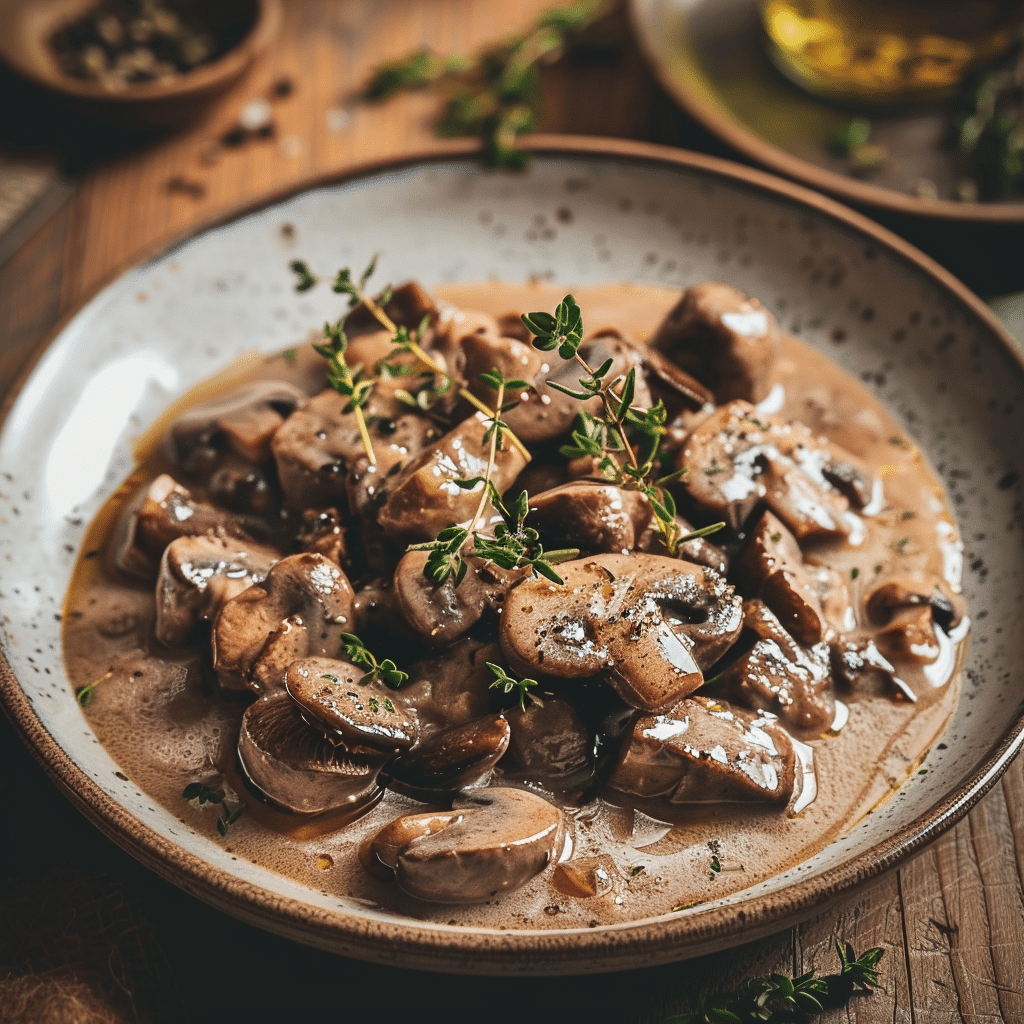 Pavé de Bœuf aux Champignons Sauvages anti-inflammatoir