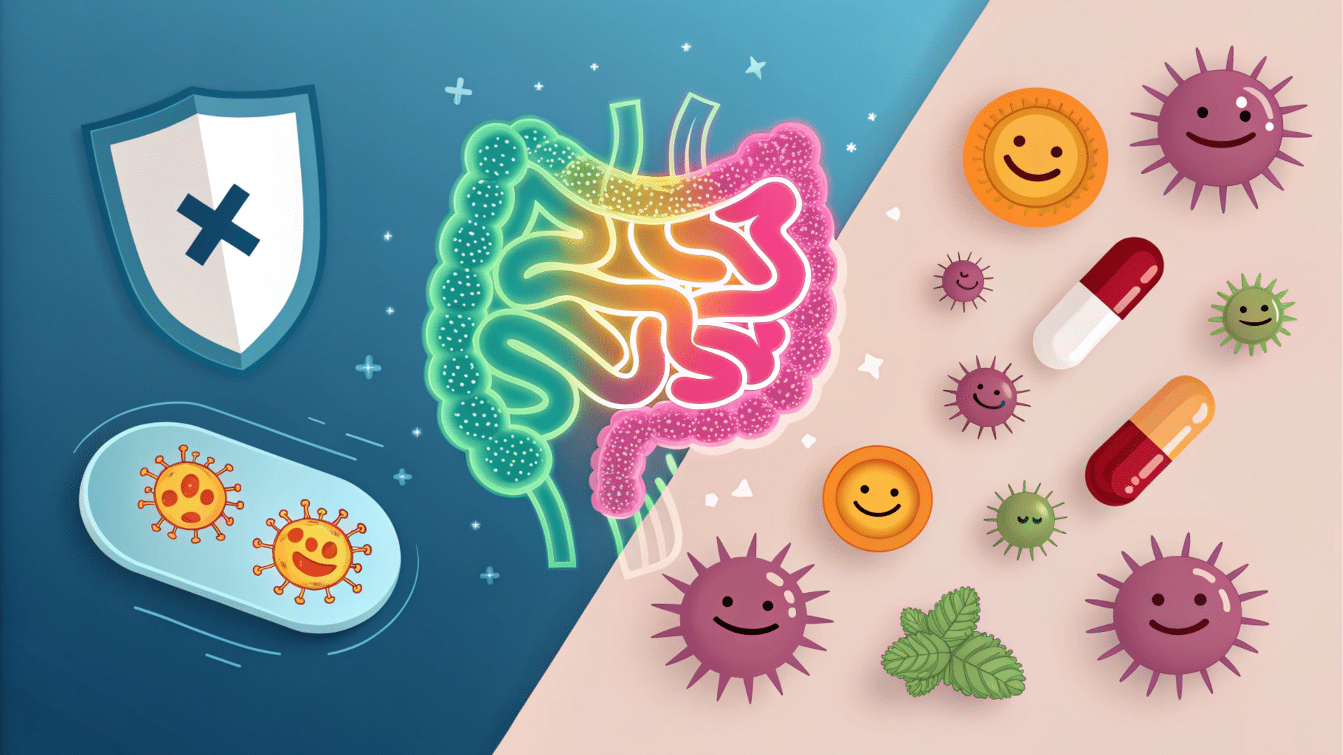 MICROBIOTE : Les probiotiques peuvent-ils le restaurer après des antibiotiques